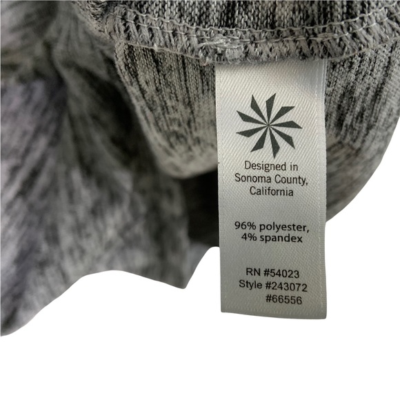 Athleta Womens Destiny Techie Sweater Dress Gray Long Sleeves Pockets - Picture 7 of 8